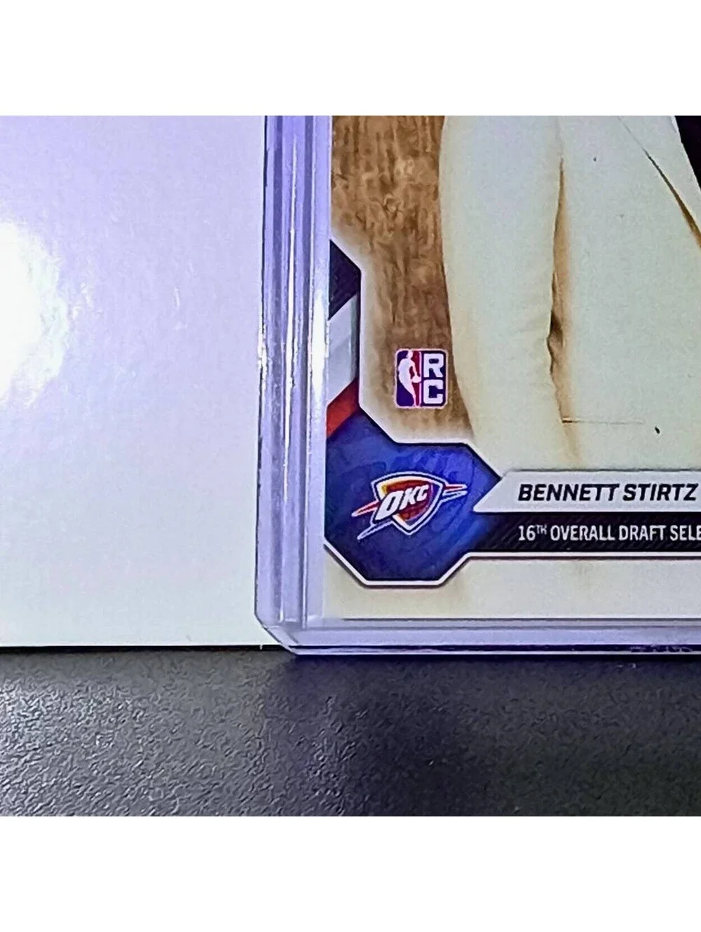 Bennett Stirtz Rookie 2026-27 Topps NBA Draft #BSTI Card OC Thunder